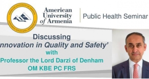 Лорд Ара Дарзи проведет в Ереване семинар на тему «Innovation in Quality and Safety»