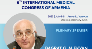 Հայտնի էնդովասկուլյար վիրաբույժ Բագրատ Ալեքյանը կմասնակցի Հայաստանի 6-րդ Միջազգային բժշկական համագումարին