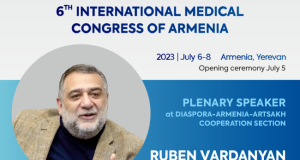 Рубен Варданян примет участие в 6-ом Международном медицинском конгрессе Армении