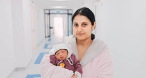 12th child of young family is born in Vanadzor hospital