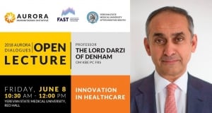 Ara Darzi, Erivan Devlet Tıp Üniversitesinde konferans verecek