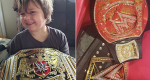 Thieves return stolen wrestling belts to boy ahead of his brain surgery
