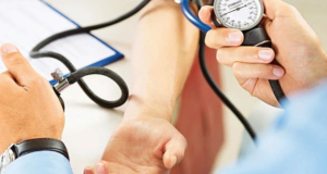 How does high blood pressure affect bone health?
