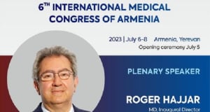 Dr. Roger Hajjar will join the 6th International Medical Congress of Armenia as a plenary speaker