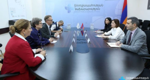 Глава Минздрава Армении встретилась  со специальным посланником директора Европейского региона ВОЗ  Робом Батлером