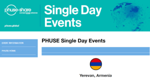 Armenia to host internationally renowned PHUSE Single Day Events conference for first time