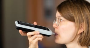 Breath test may help distinguish cancerous lung nodules from benign ones, study finds